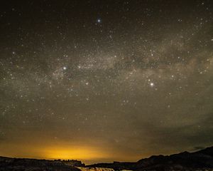 Preview wallpaper starry sky, stars, night, milky way