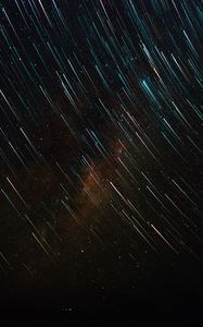 Preview wallpaper starry sky, stars, night, shine, glitter