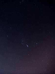 Preview wallpaper starry sky, stars, night, dark