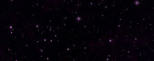 Preview wallpaper starry sky, stars, shine, lilac, black