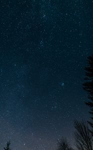 Preview wallpaper starry sky, stars, space, glitter