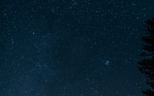 Preview wallpaper starry sky, stars, space, glitter