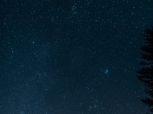 Preview wallpaper starry sky, stars, space, glitter