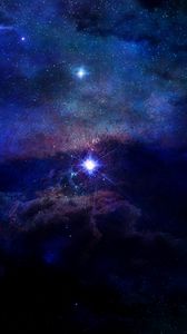 Preview wallpaper starry sky, stars, space, universe, galaxy