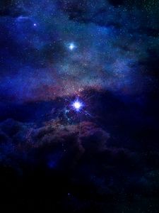 Preview wallpaper starry sky, stars, space, universe, galaxy
