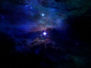 Preview wallpaper starry sky, stars, space, universe, galaxy