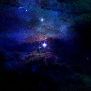 Preview wallpaper starry sky, stars, space, universe, galaxy