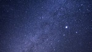 Preview wallpaper starry sky, stars, space, shine, lilac