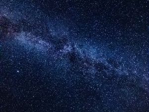 Preview wallpaper starry sky, stars, space, universe