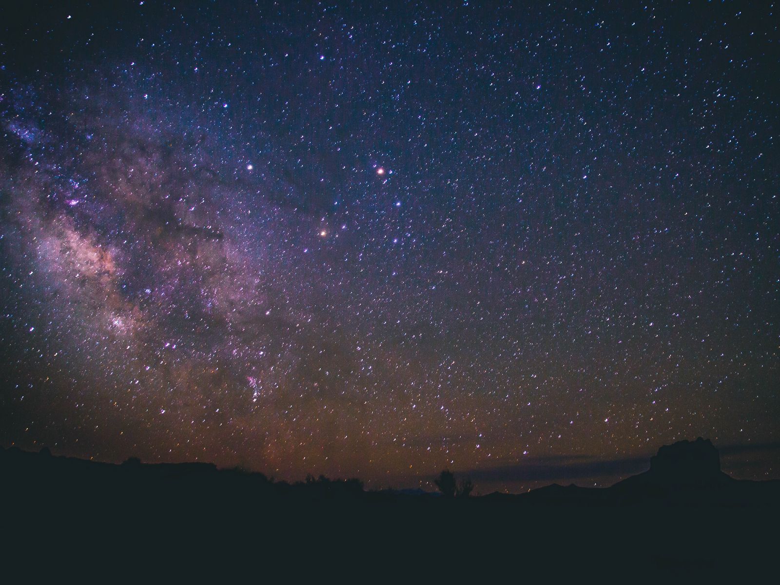 1600x1200 Wallpaper starry sky, universe, galaxy