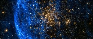 Preview wallpaper stars, blue, space