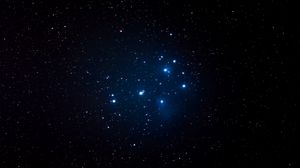 Preview wallpaper stars, constellation, nebula, space, light, blue
