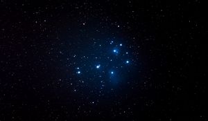 Preview wallpaper stars, constellation, nebula, space, light, blue