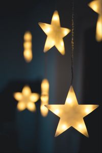 Preview wallpaper stars, garland, new year, christmas