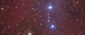 Preview wallpaper stars, glare, space, red