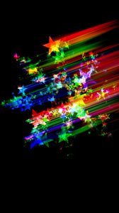 Preview wallpaper stars, glitter, abstraction, multicolored