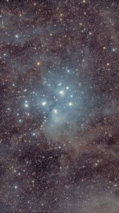 Preview wallpaper stars, glitter, glow, space, dark