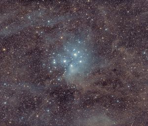 Preview wallpaper stars, glitter, glow, space, dark