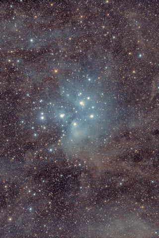 320x480 Wallpaper stars, glitter, glow, space, dark