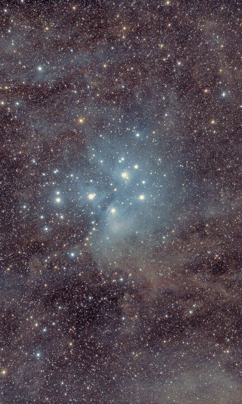 480x800 Wallpaper stars, glitter, glow, space, dark