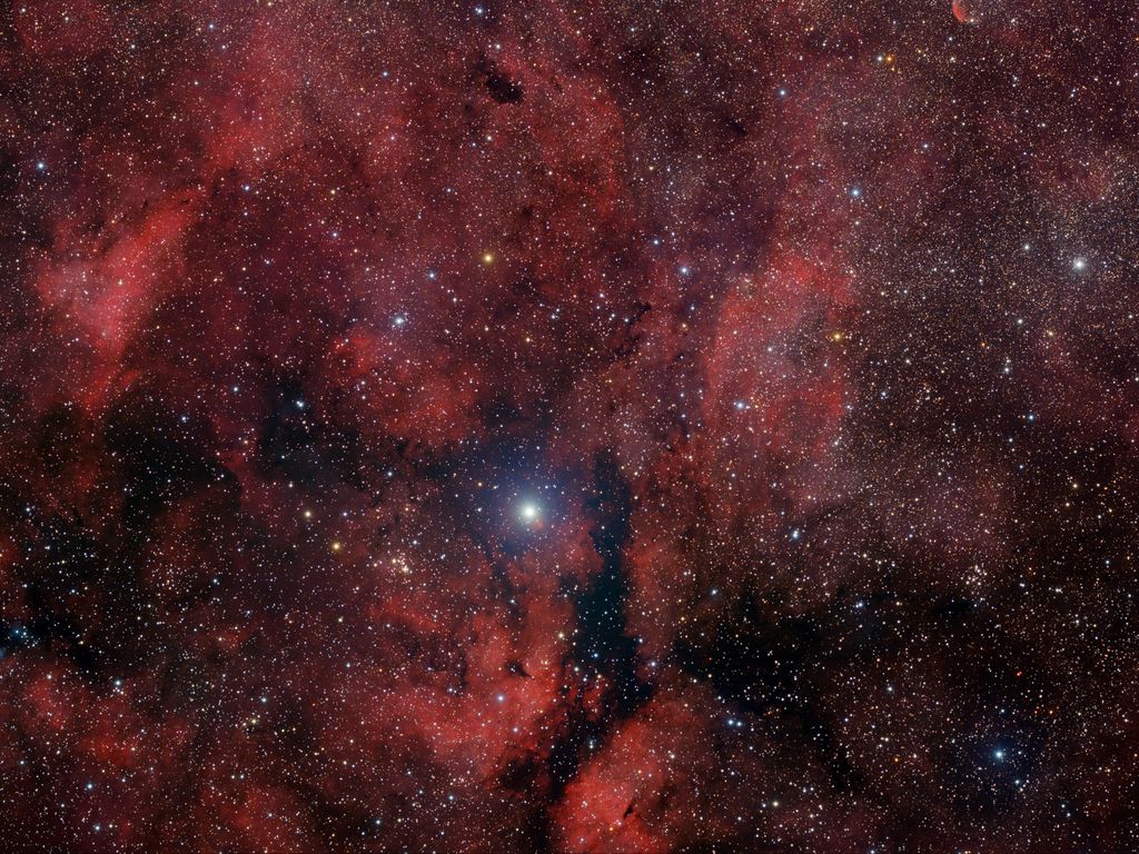 1024x768 Wallpaper stars, glitter, nebula, clouds, space, dark