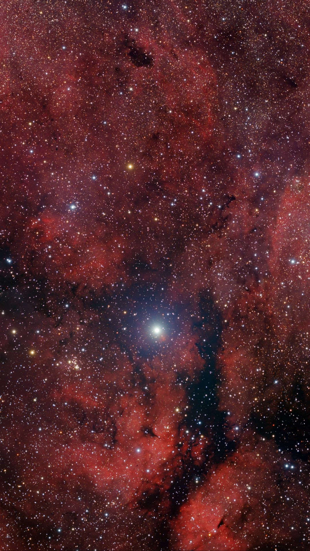 1080x1920 Wallpaper stars, glitter, nebula, clouds, space, dark