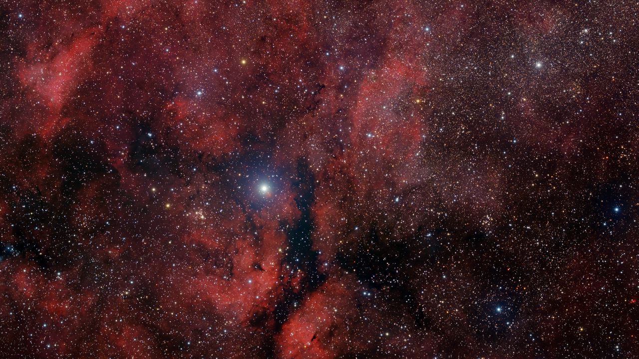 Wallpaper stars, glitter, nebula, clouds, space, dark