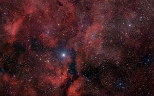 Preview wallpaper stars, glitter, nebula, clouds, space, dark