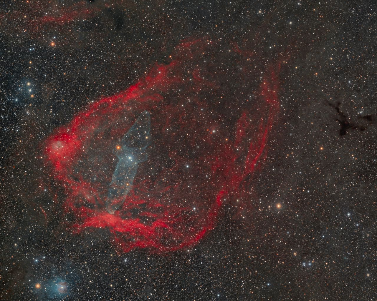 1280x1024 Wallpaper stars, glitter, nebulae, space, dark