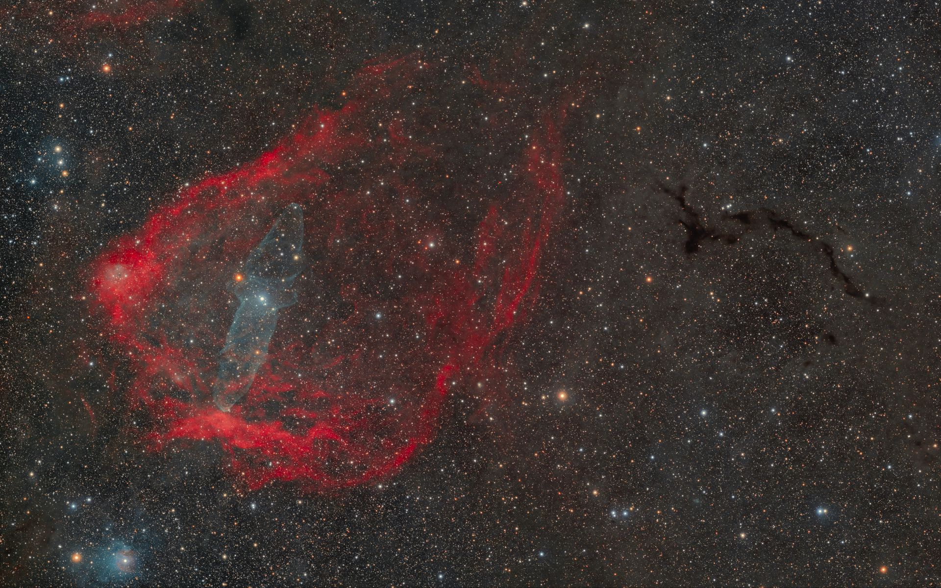 1920x1200 Wallpaper stars, glitter, nebulae, space, dark