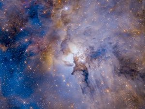 Preview wallpaper stars, glow, milky way, space, nebula