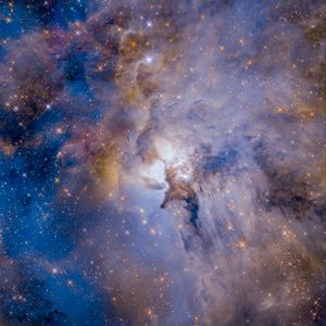 Preview wallpaper stars, glow, milky way, space, nebula
