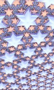 Preview wallpaper stars, intersection, relief, abstraction