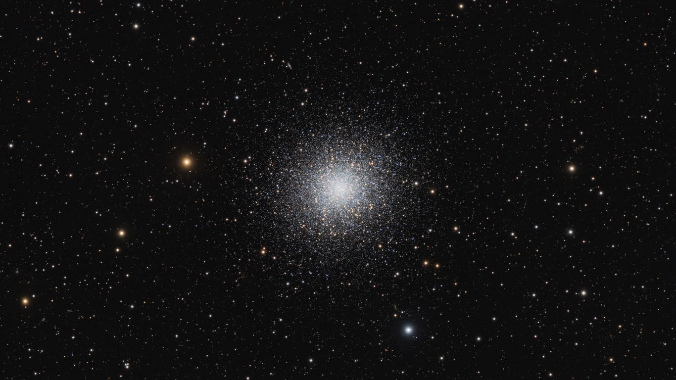 1366x768 Wallpaper stars, light, space, dark, background