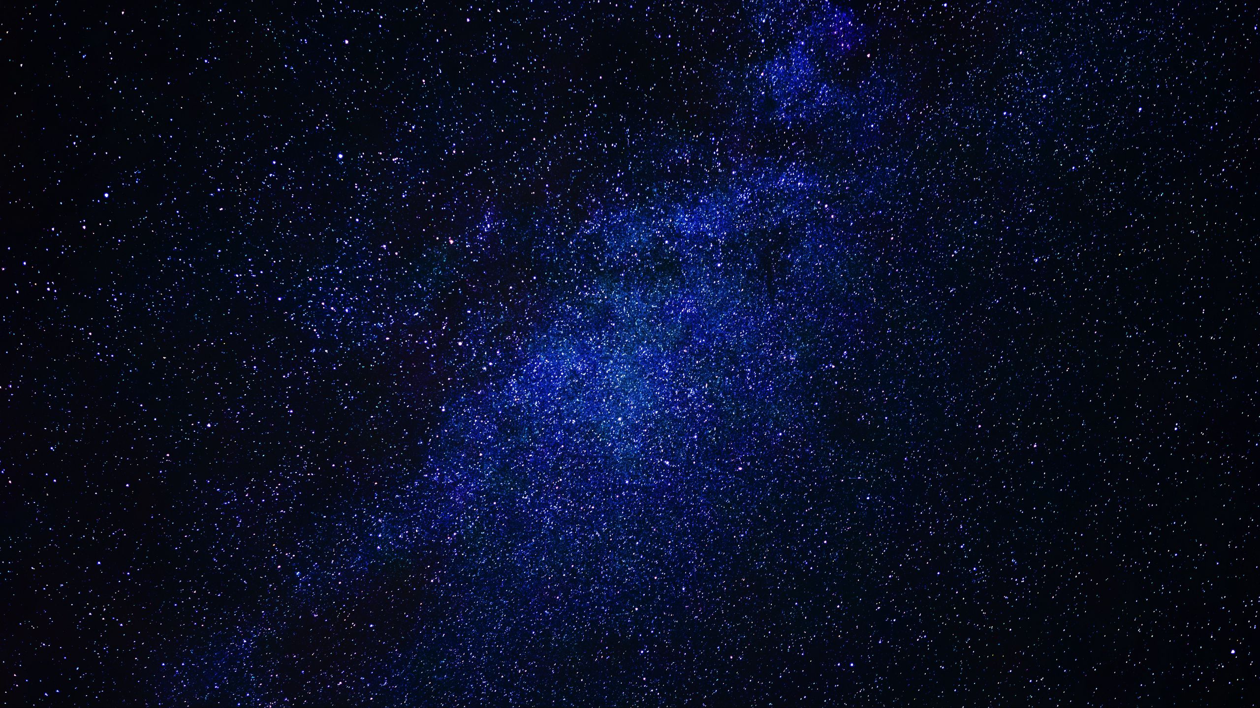 2560x1440 Wallpaper stars, milky way, space