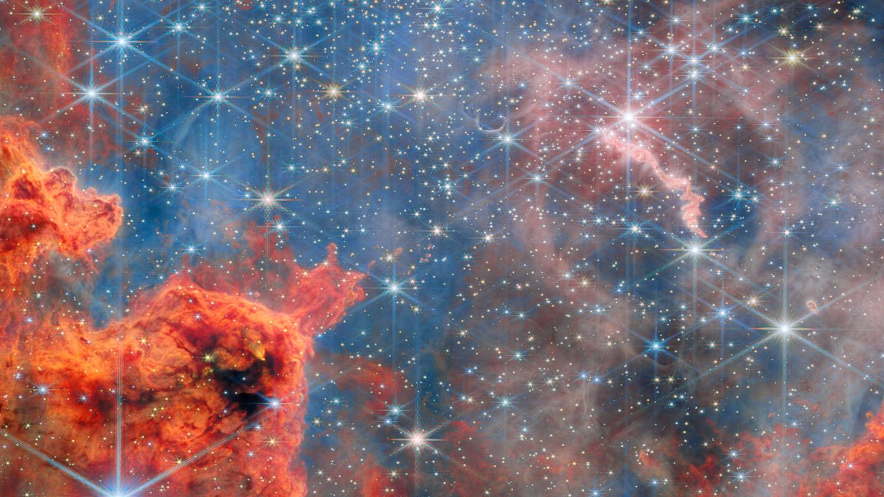 Wallpaper stars, nebula, bright, colorful, space