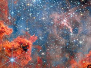 Preview wallpaper stars, nebula, bright, colorful, space
