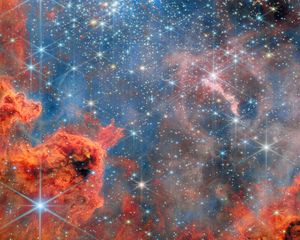Preview wallpaper stars, nebula, bright, colorful, space