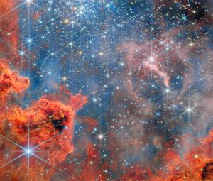 Preview wallpaper stars, nebula, bright, colorful, space