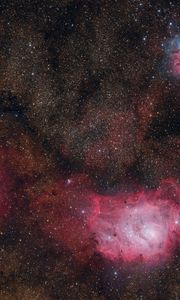 Preview wallpaper stars, nebula, bright, glow, space