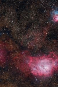 Preview wallpaper stars, nebula, bright, glow, space
