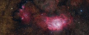 Preview wallpaper stars, nebula, bright, glow, space