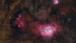Preview wallpaper stars, nebula, bright, glow, space