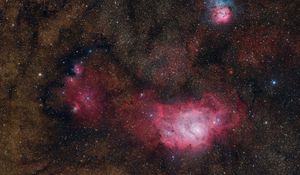 Preview wallpaper stars, nebula, bright, glow, space