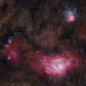 Preview wallpaper stars, nebula, bright, glow, space