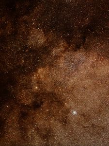 Preview wallpaper stars, nebula, brown, space