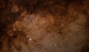 Preview wallpaper stars, nebula, brown, space