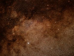 Preview wallpaper stars, nebula, brown, space