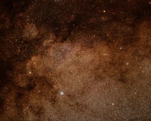 Preview wallpaper stars, nebula, brown, space