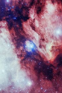 Preview wallpaper stars, nebula, brown, universe, space